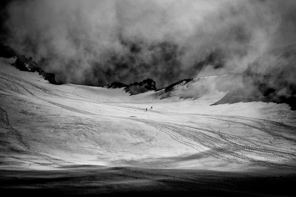 Dramatic Alpine Journey by Vito Guarino — canvas wall art