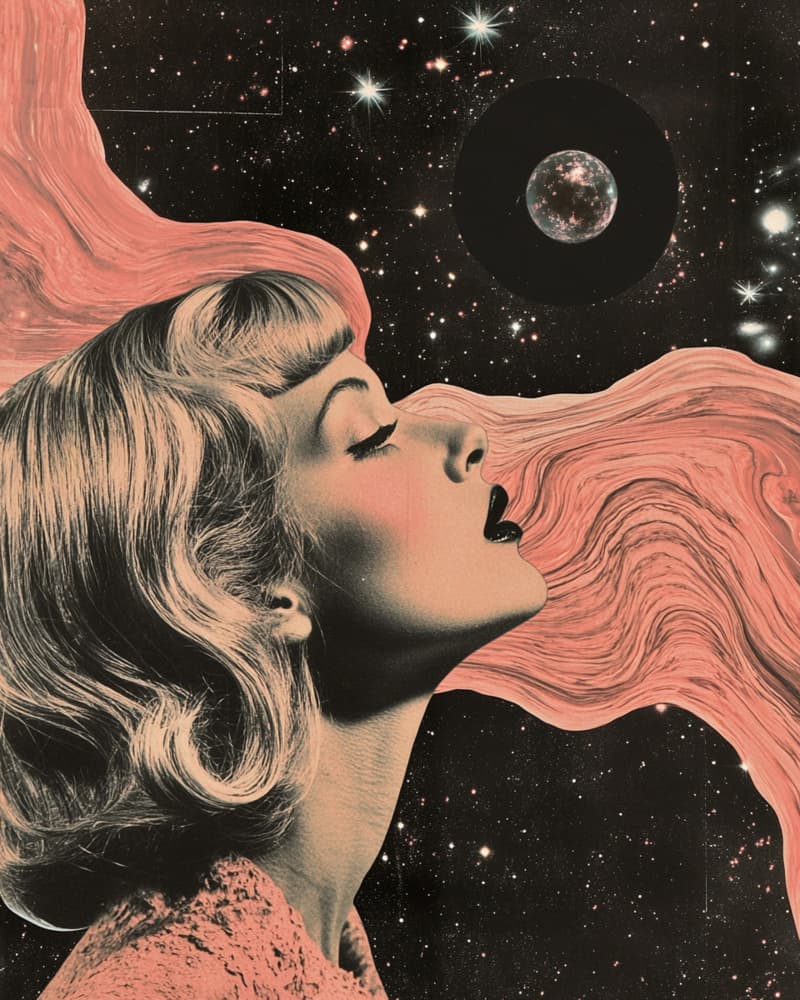 Cosmic Woman Dream by Samantha Hearn — canvas wall art