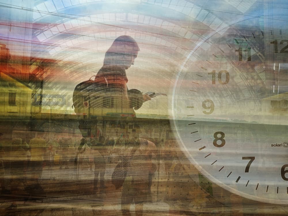 Journey Through Time by Bingo Z — canvas wall art