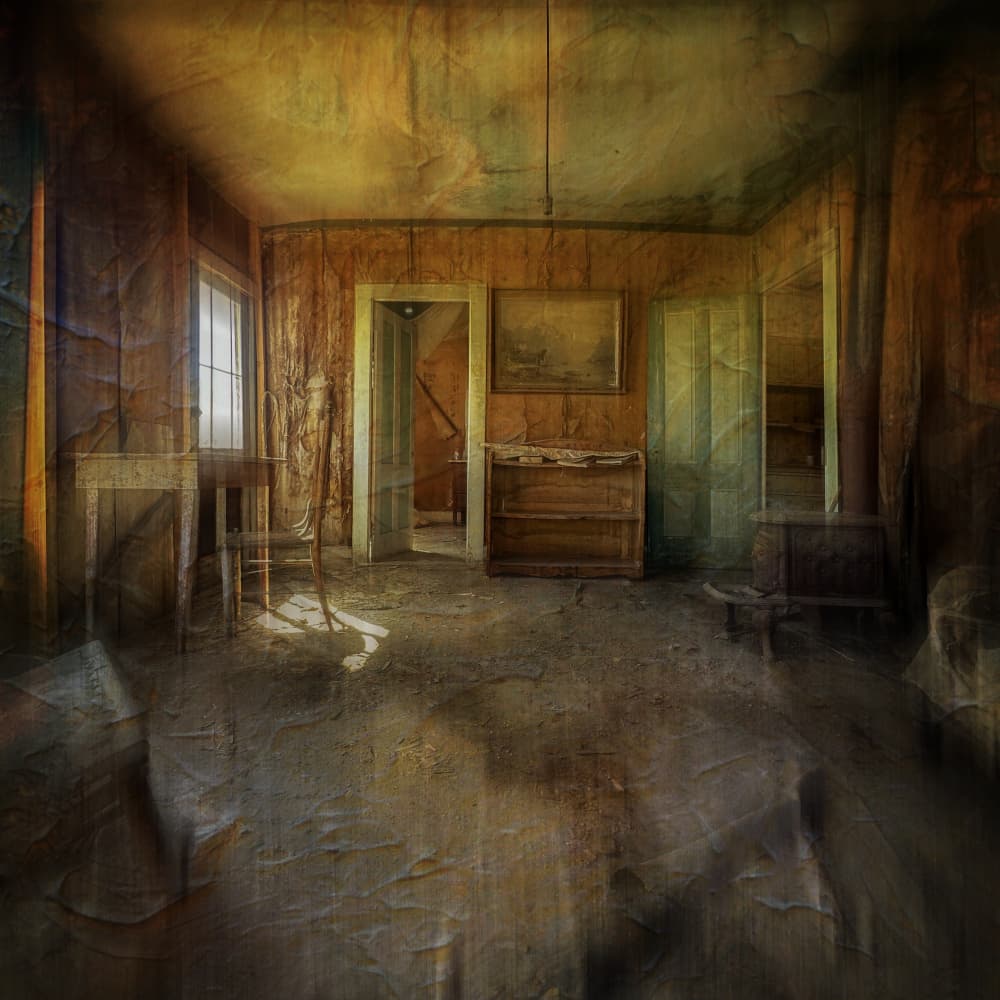 Old Farmhouse Interior by Michel Romaggi — canvas wall art