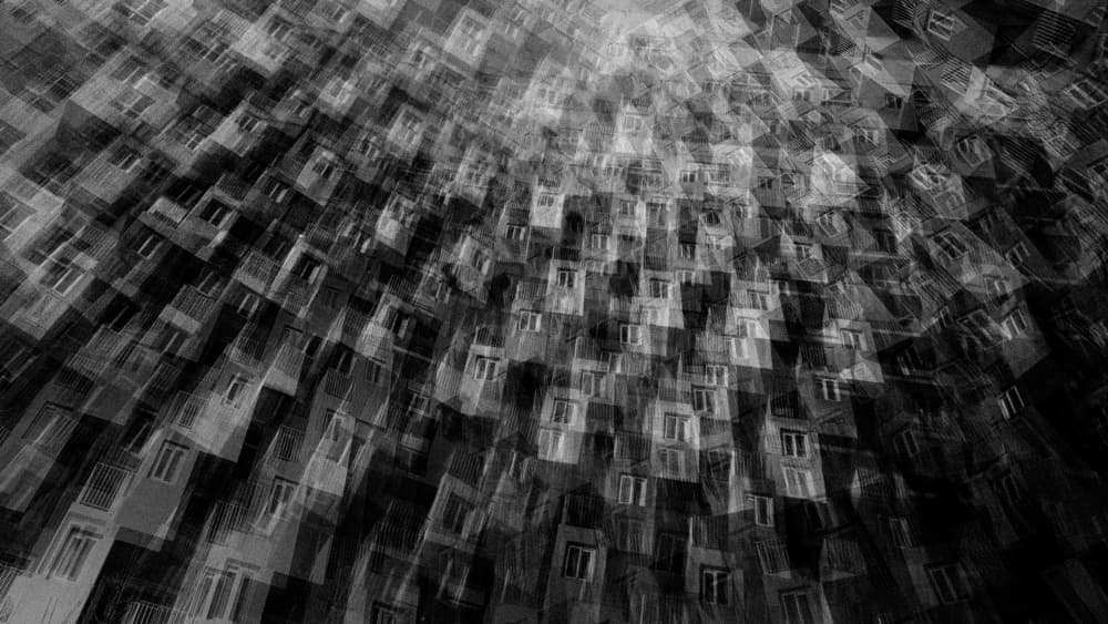 Abstract City Blur by YoungIl Kim — canvas wall art