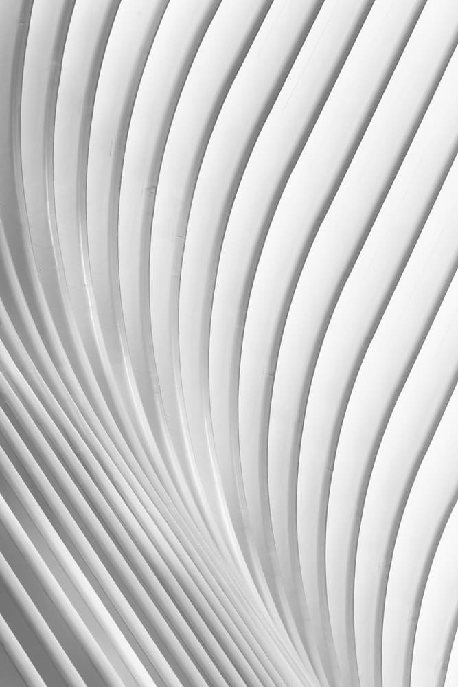 Modern Architectural Curves by Christopher Budny — canvas wall art