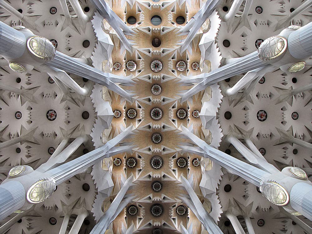 Celestial Cathedral Vault by Adolfo Urrutia — canvas wall art