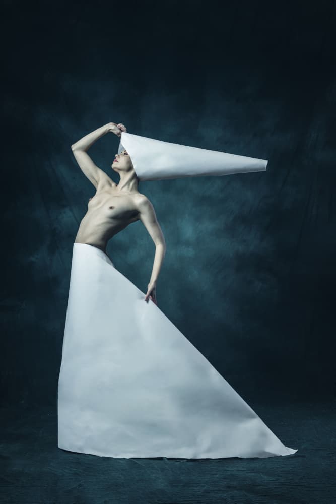 Graceful Paper Dance by Eddie Kavanagh — canvas wall art