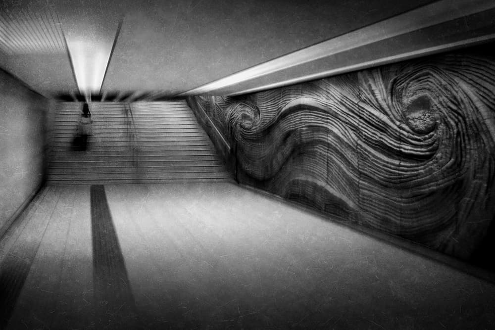 Abstract Urban Flow by Ekkachai Khemkum — canvas wall art