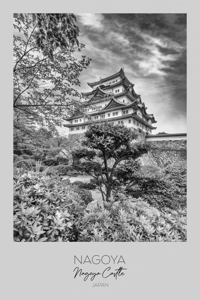 Historic Nagoya Castle by Melanie Viola — canvas wall art