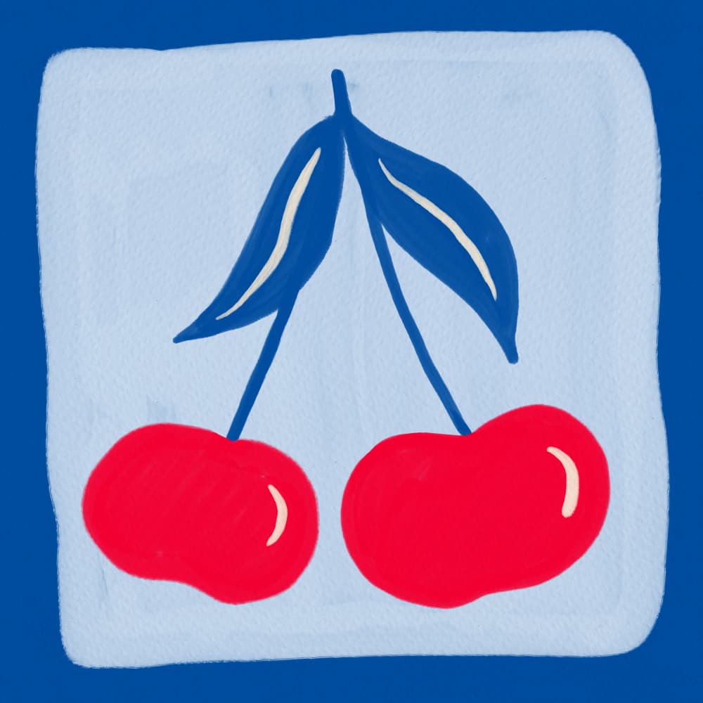 Vibrant Red Cherries