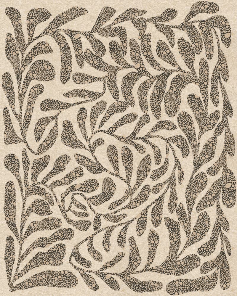 Dotted Organic Leaves by Josie George — canvas wall art