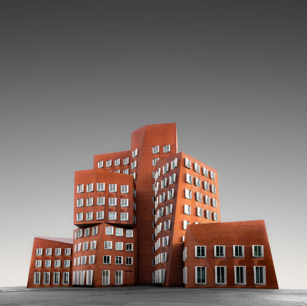Unique Modern Architecture by Roland M Schwerdtfeger — canvas wall art