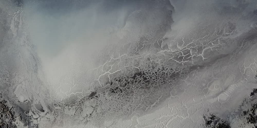 Ocean Drift 2.   Upscaled Cgi 1.1x Copy by Petra Meikle de Vlas — canvas wall art