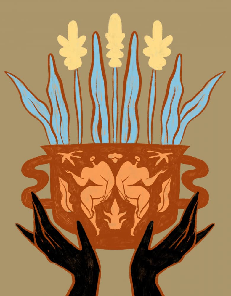 Vessel Collection : Growth by Arty Guava — canvas wall art