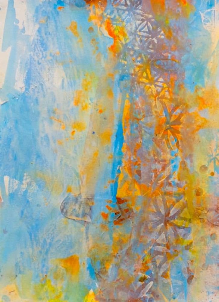 Vibrant Abstract Patterns by Deb Chaney — canvas wall art
