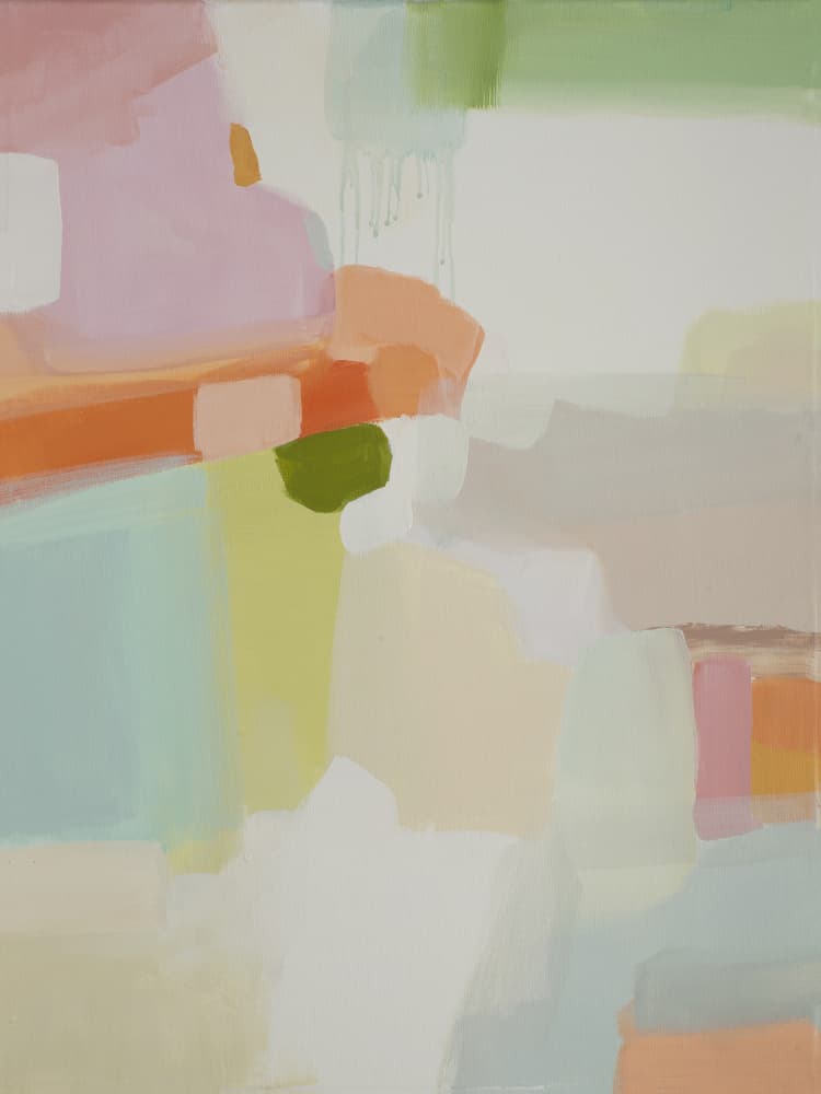 Pastel Abstract 1 by Jenny Westenhofer — canvas wall art