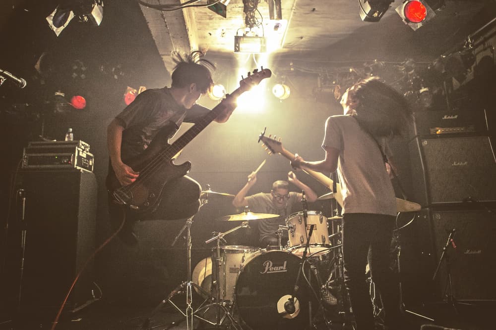 Energetic Live Band by Kenji Nakamatsu — canvas wall art