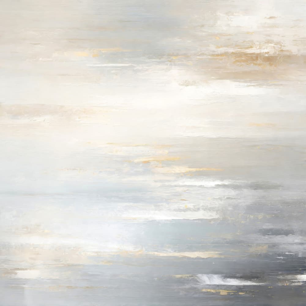 Serene Abstract Landscape by Alpenglow Workshop — canvas wall art