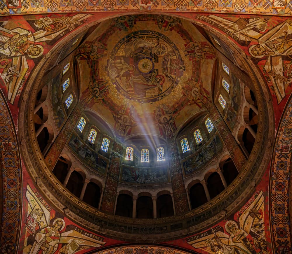 Divine Light Dome by Christiane Heggemann — canvas wall art