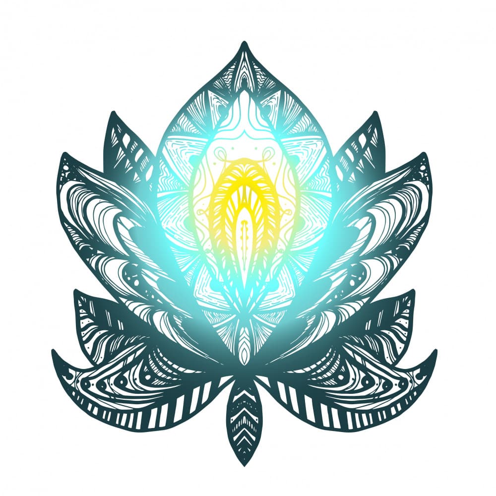 Spiritual Lotus Mandala by Marika Barsrsind — canvas wall art