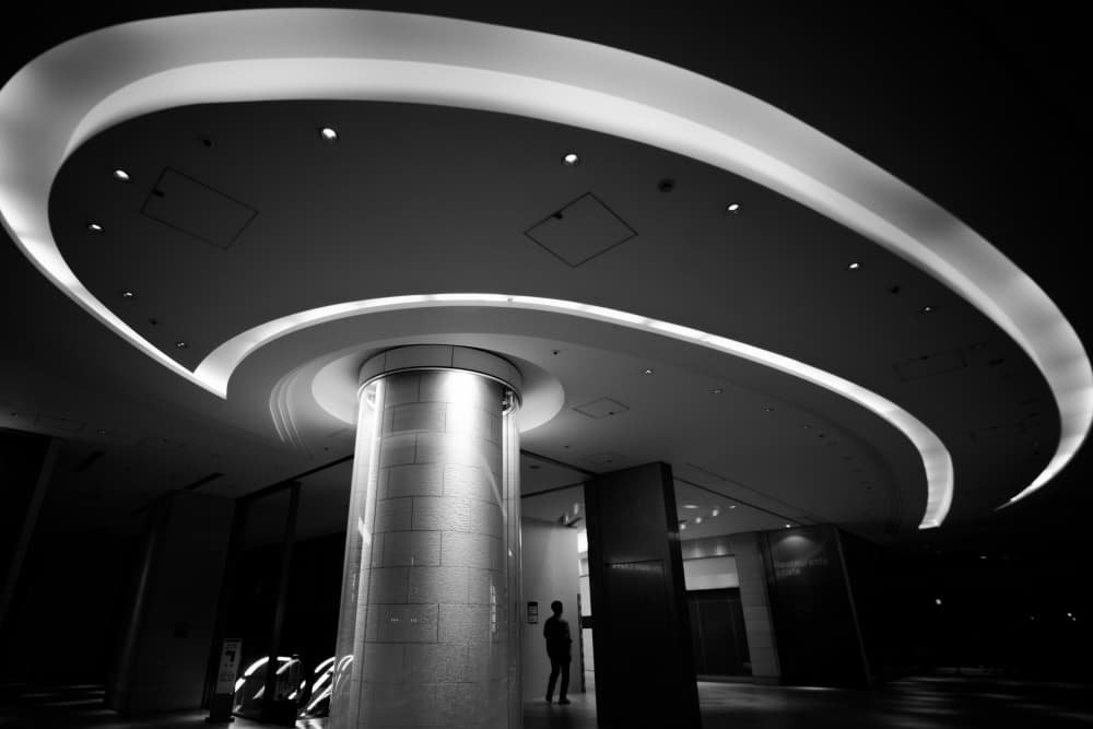 Modern Architectural Curves by Satoshi Hata — canvas wall art