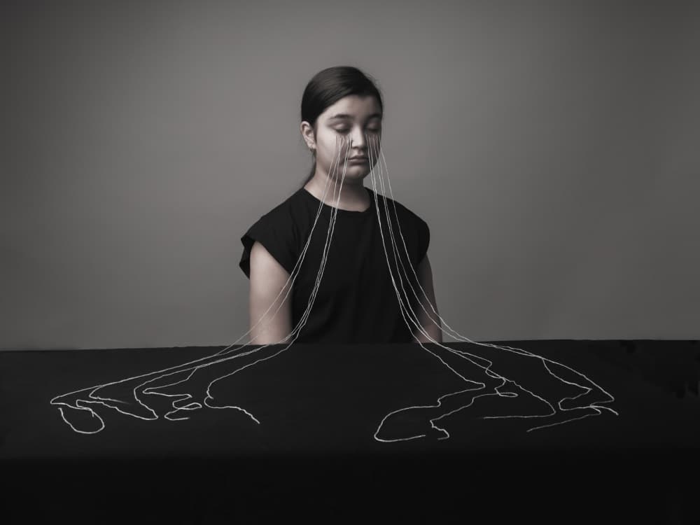 Threads of Thought by Hooman Sedaghi — canvas wall art