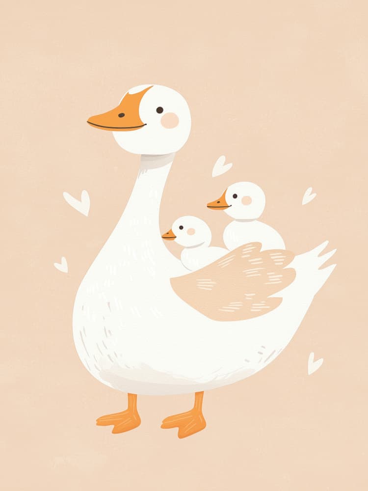 Duckling Joyride by Treechild — canvas wall art