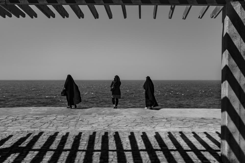 Women by the Sea by AMIR ALI NAVADEH SHAHLA — canvas wall art