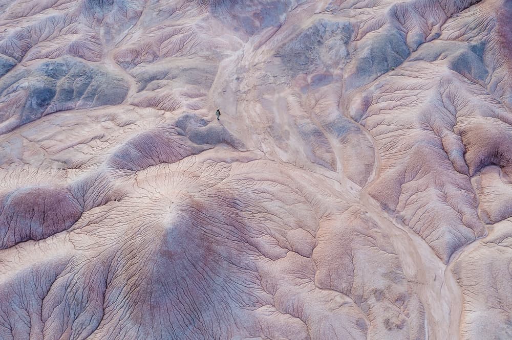 Pastel Badlands Patterns by Bingo Z — canvas wall art