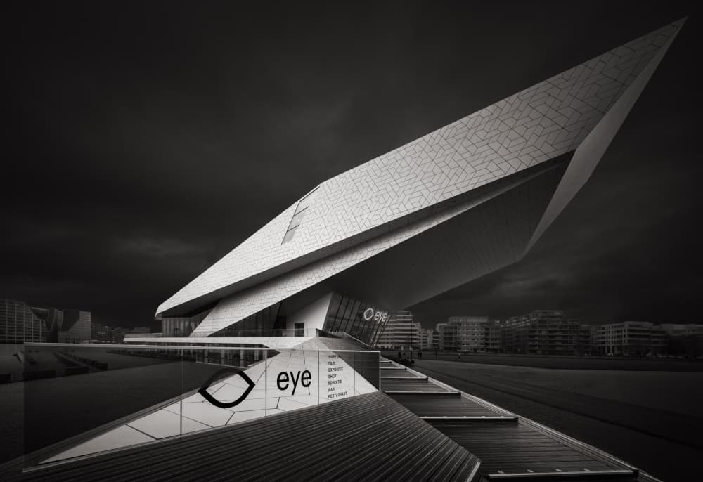Dramatic Eye Architecture by Manuel Ponce Luque — canvas wall art
