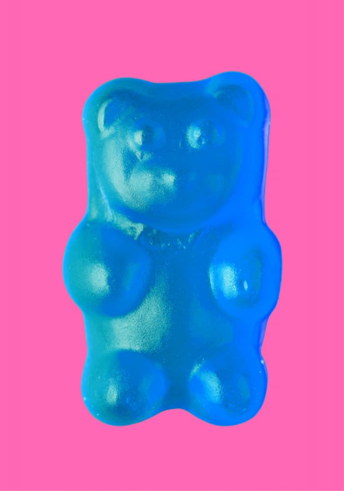 Blue Gummy Bear by Athene Fritsch — canvas wall art