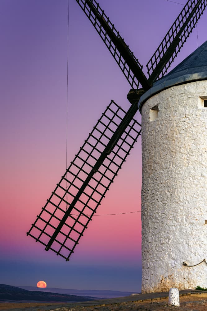 La Mancha Moonrise by Francisco Crusat — canvas wall art
