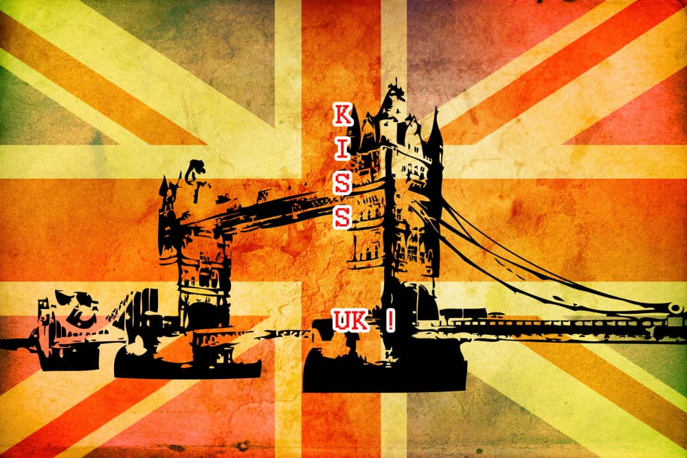 Vintage Tower Bridge UK by Rafal Kulik — canvas wall art