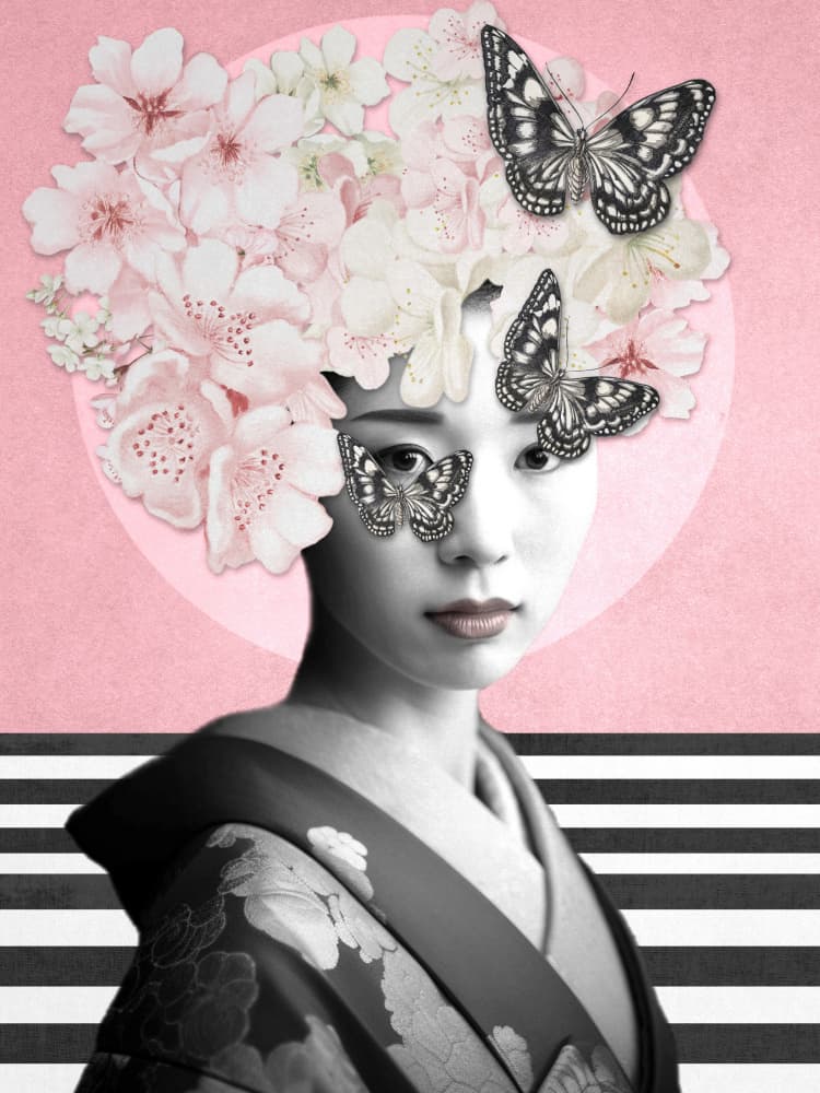 Blossom Butterfly Geisha