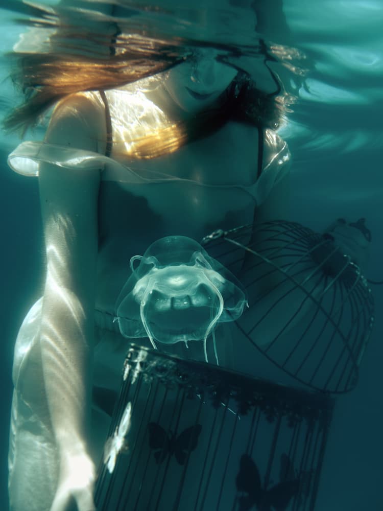 Underwater Ethereal Dream by Paulo Dias — canvas wall art