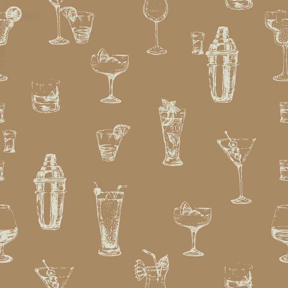 Hand Drawn Cocktails by Nikita Jariwala — canvas wall art