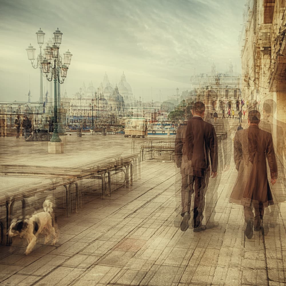 Venice Dream Walk by Roswitha Schleicher-Schwarz — canvas wall art