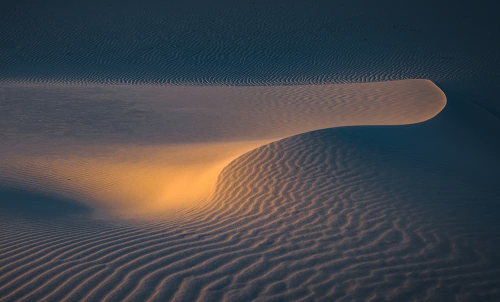 Golden Dune Ripples by Rob Darby — canvas wall art