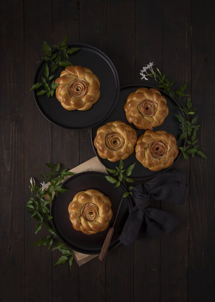 Golden Apple Tarts by Diana Popescu — canvas wall art