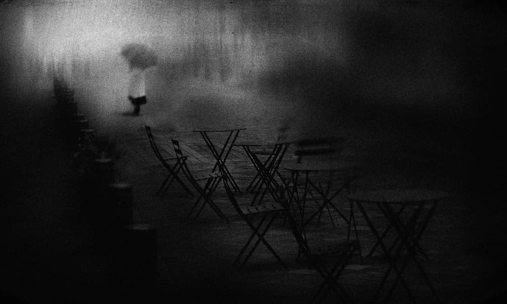 Dark Rainy Cafe by Teruhiko Tsuchida — canvas wall art