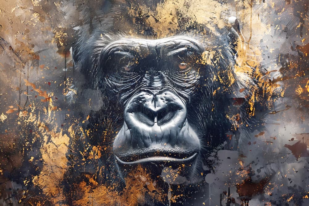 Animal Vintage Art Illustration Wallart 03 by Rafal Kulik — canvas wall art