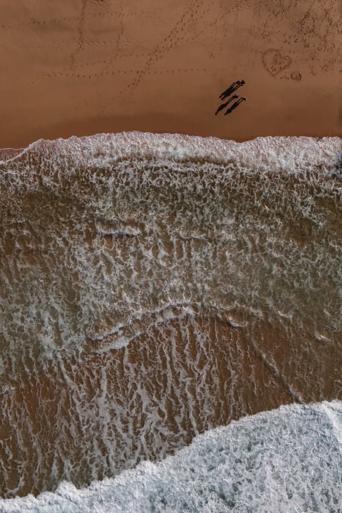 Waves and Sandy Beach by Jure Kravanja — canvas wall art