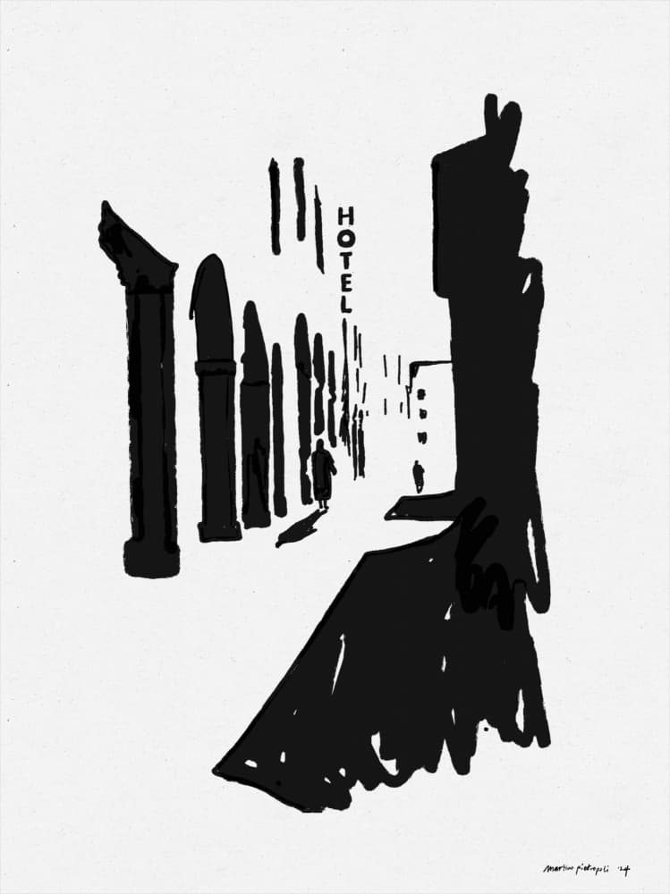 Urban Hotel Street by Martino Pietropoli — canvas wall art