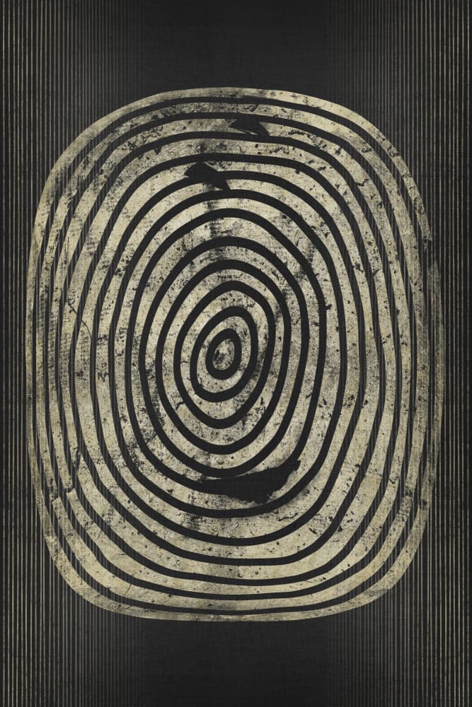 Organic Ring Pattern by Ema Paraschiv — canvas wall art