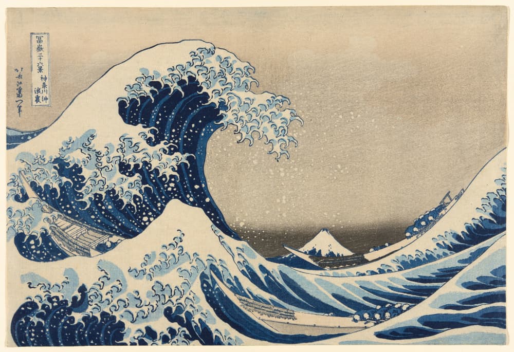 The Great Wave off Kanagawa by Katsushika Hokusai — canvas wall art