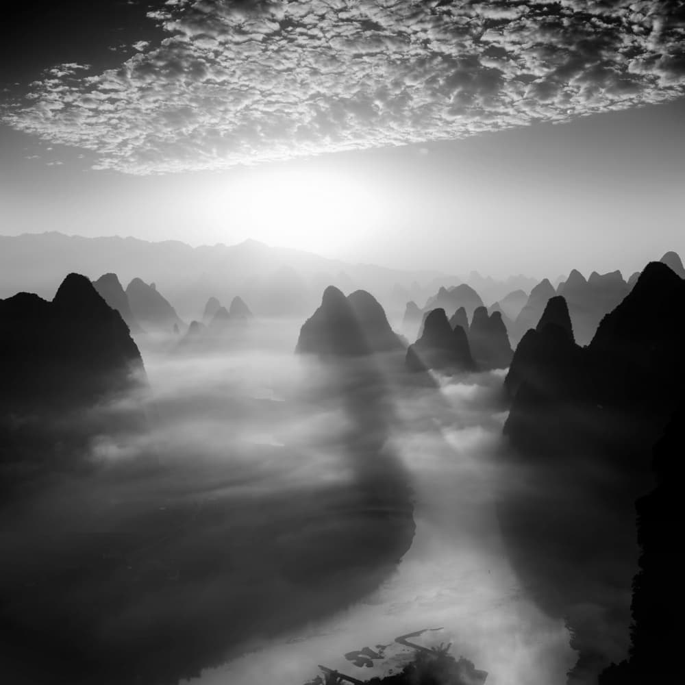 Ethereal Karst Sunrise by Fabrizio Massetti — canvas wall art