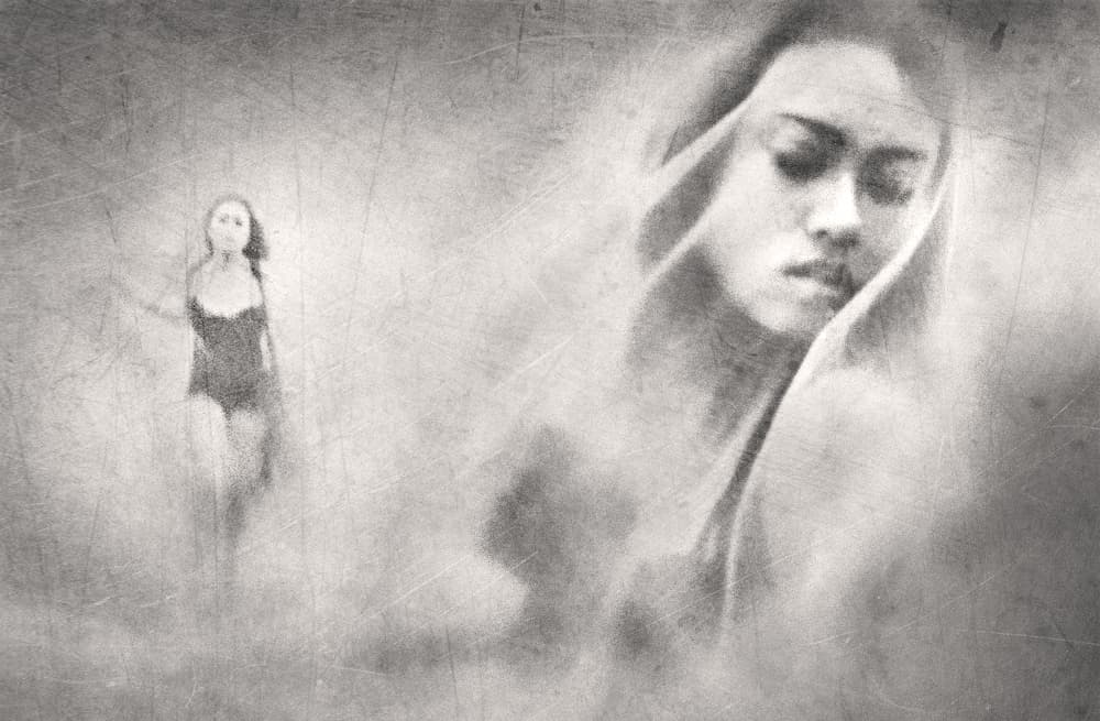 Ethereal Dream Portrait by Sebastian Kisworo — canvas wall art