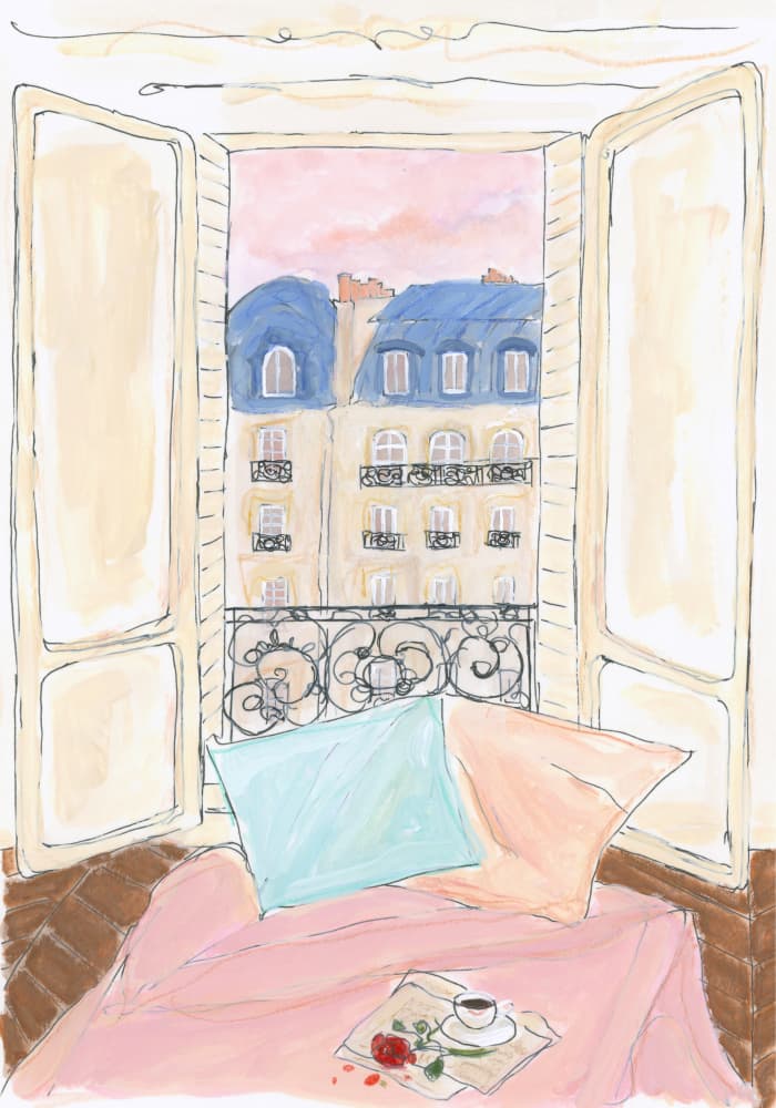 Cozy Apartment In Paris by Katharina Puritscher — canvas wall art