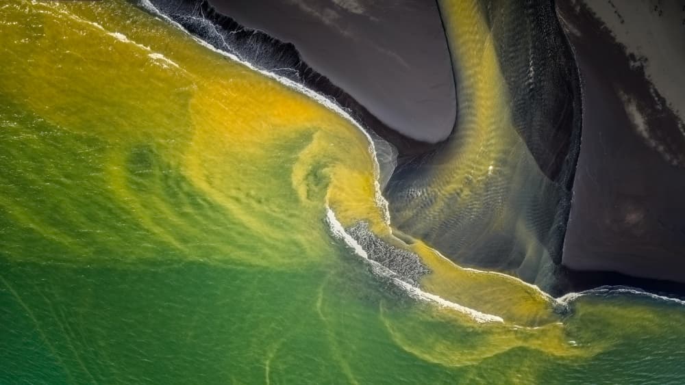 Yellow River Meets Ocean by Hanping Xiao — canvas wall art