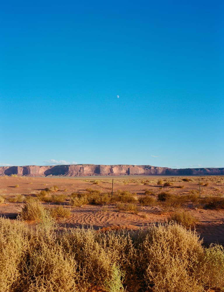 Blue Sky Desert Moon by Bethany Young — canvas wall art