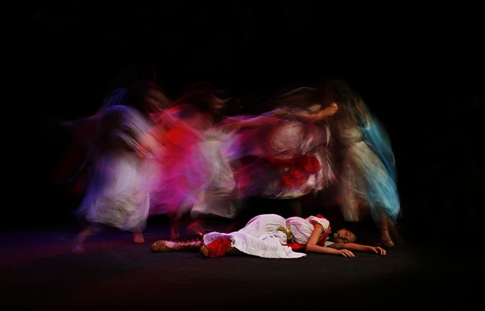 Dancers in Ethereal Motion by Suren Manvelyan — canvas wall art