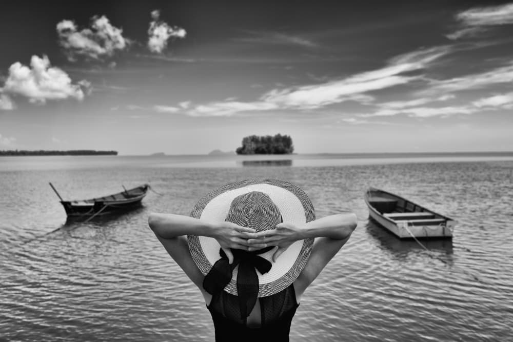 Serene Island View by Kieron Long — canvas wall art