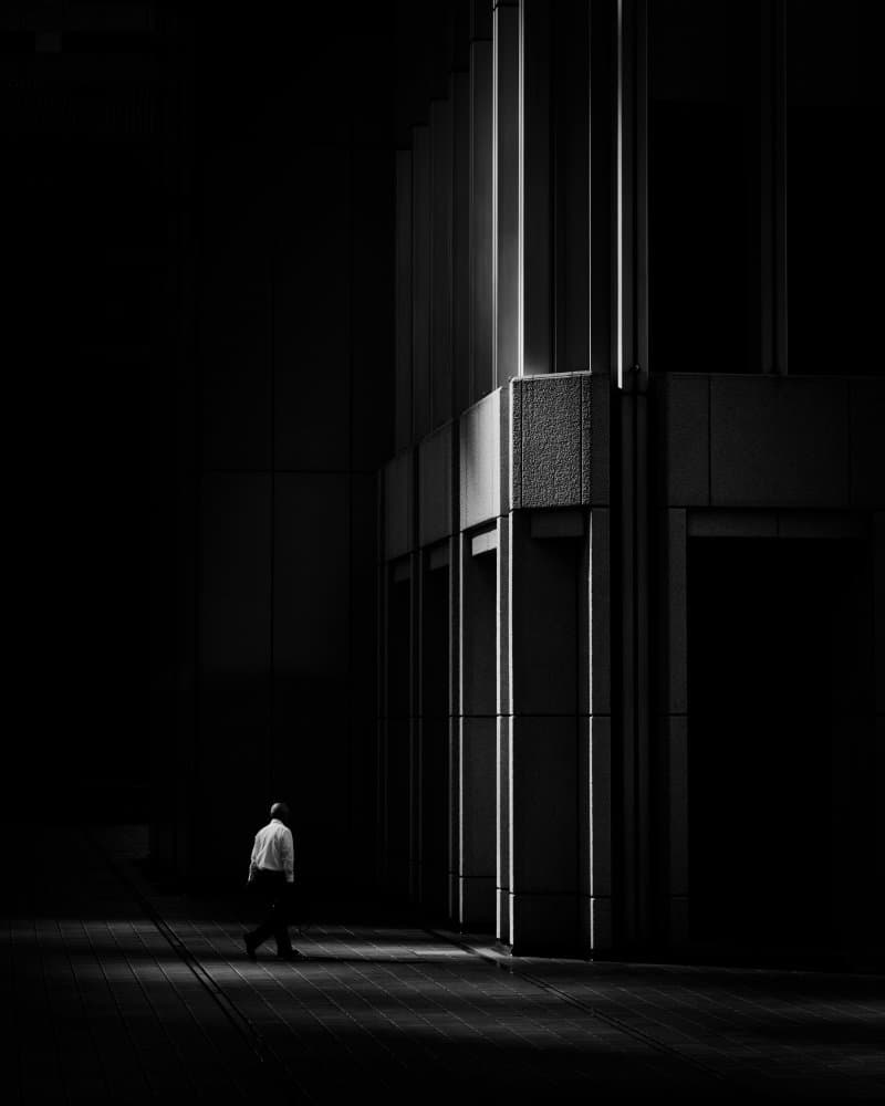 Urban Light and Shadow by Yasuhiro Takachi — canvas wall art